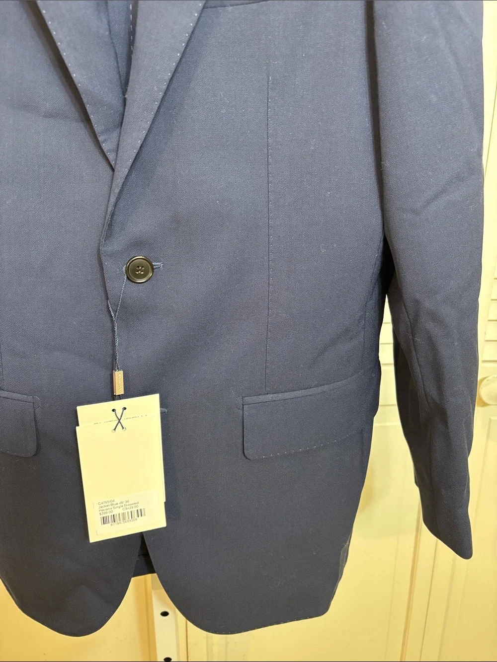 NWT Suitsupply Havana Single Breasted Single-Button Sport Coat Size 36